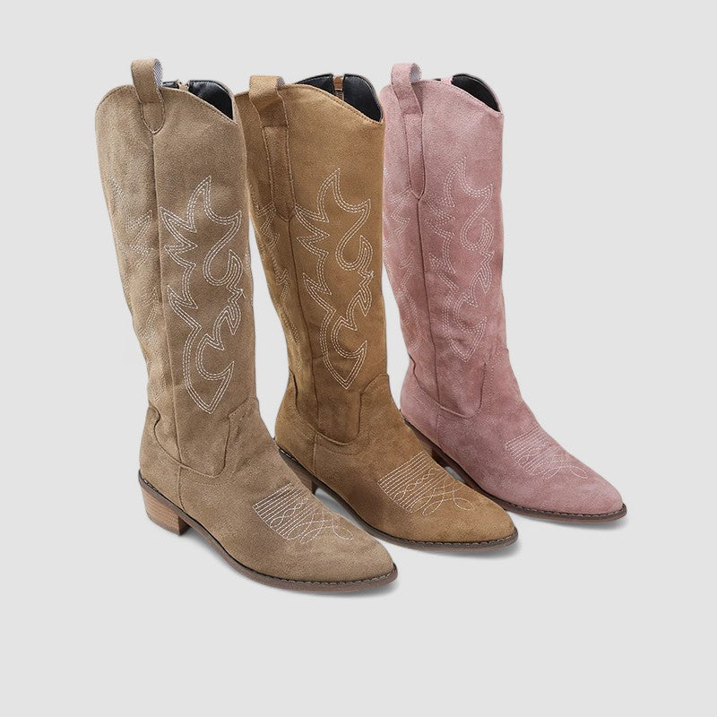 Valentina | Stivali Western con Tacco Basso