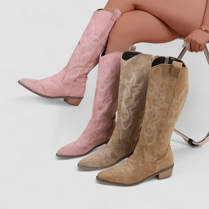 Valentina | Stivali Western con Tacco Basso