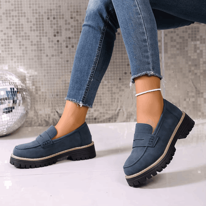 Elsa – Mocassini con Plateau in Stile College