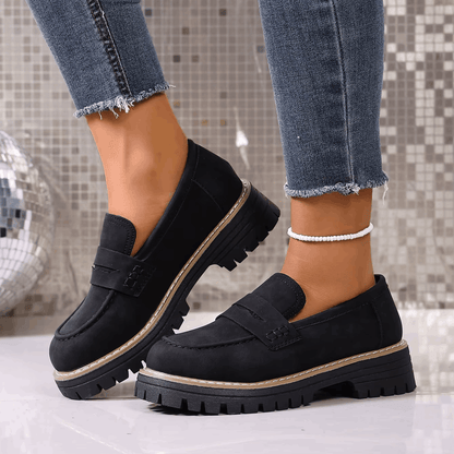 Elsa – Mocassini con Plateau in Stile College