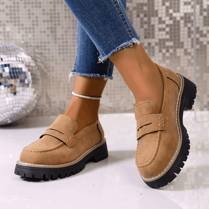 Elsa – Mocassini con Plateau in Stile College