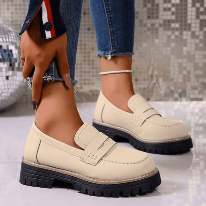 Elsa – Mocassini con Plateau in Stile College